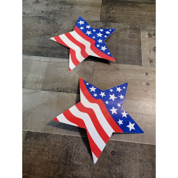 Amscan American Flag star decor set - Picture 3 of 3